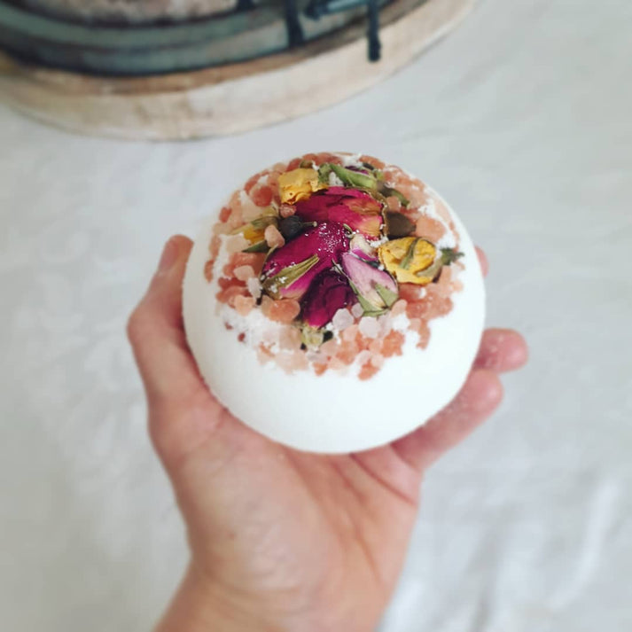 Blossom-Secret Bath Bomb (with hidden message inside!)