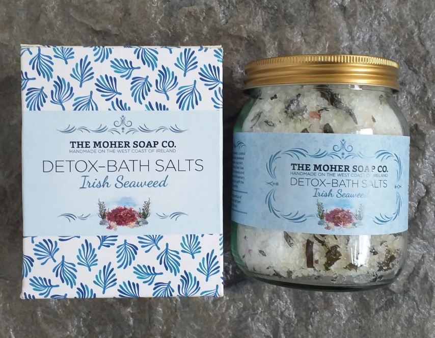 DETOX-Irish Seaweed Bath Salts Jar 320g / 11.3oz - nomadgirlbeauty