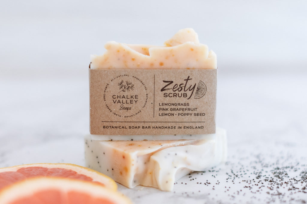 Zesty Scrub - Natural Handmade Soap Bar