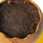 African Black Soap from Ghana calabash with elephant grass cover