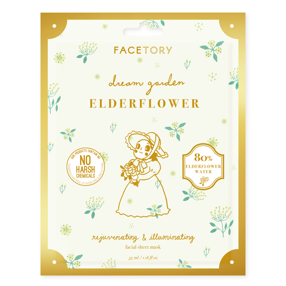 Dream Garden Elderflower Rejuvenating + Illuminating Mask - nomadgirlbeauty