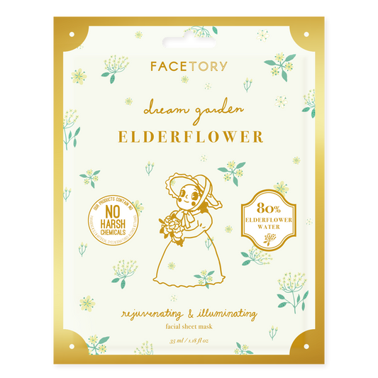 Dream Garden Elderflower Rejuvenating + Illuminating Mask - nomadgirlbeauty