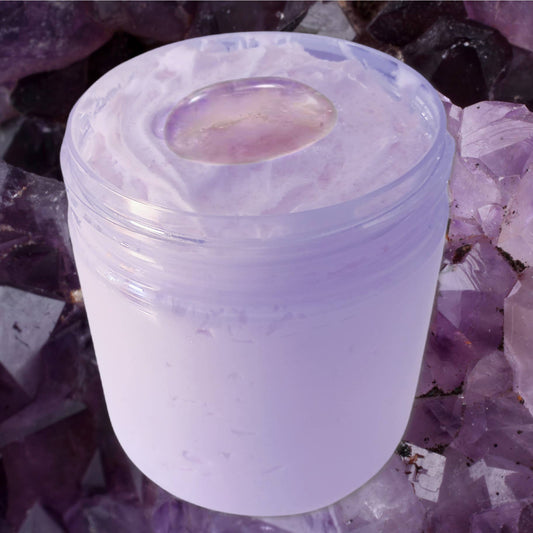 Amethyst Crystal Whipped Cocoa Shea Butter