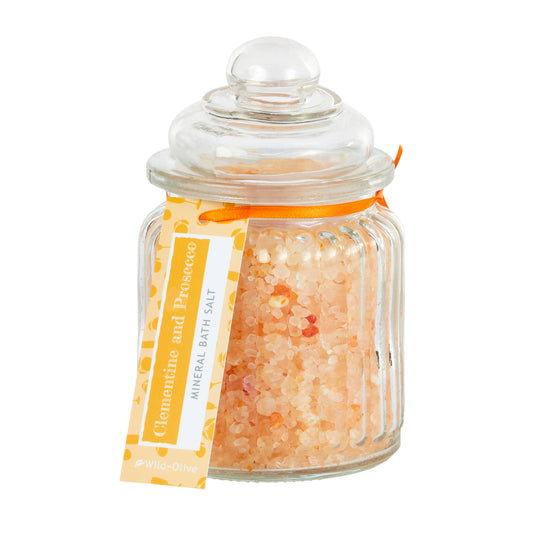Clementine Mimosa Bath Salt Jar
