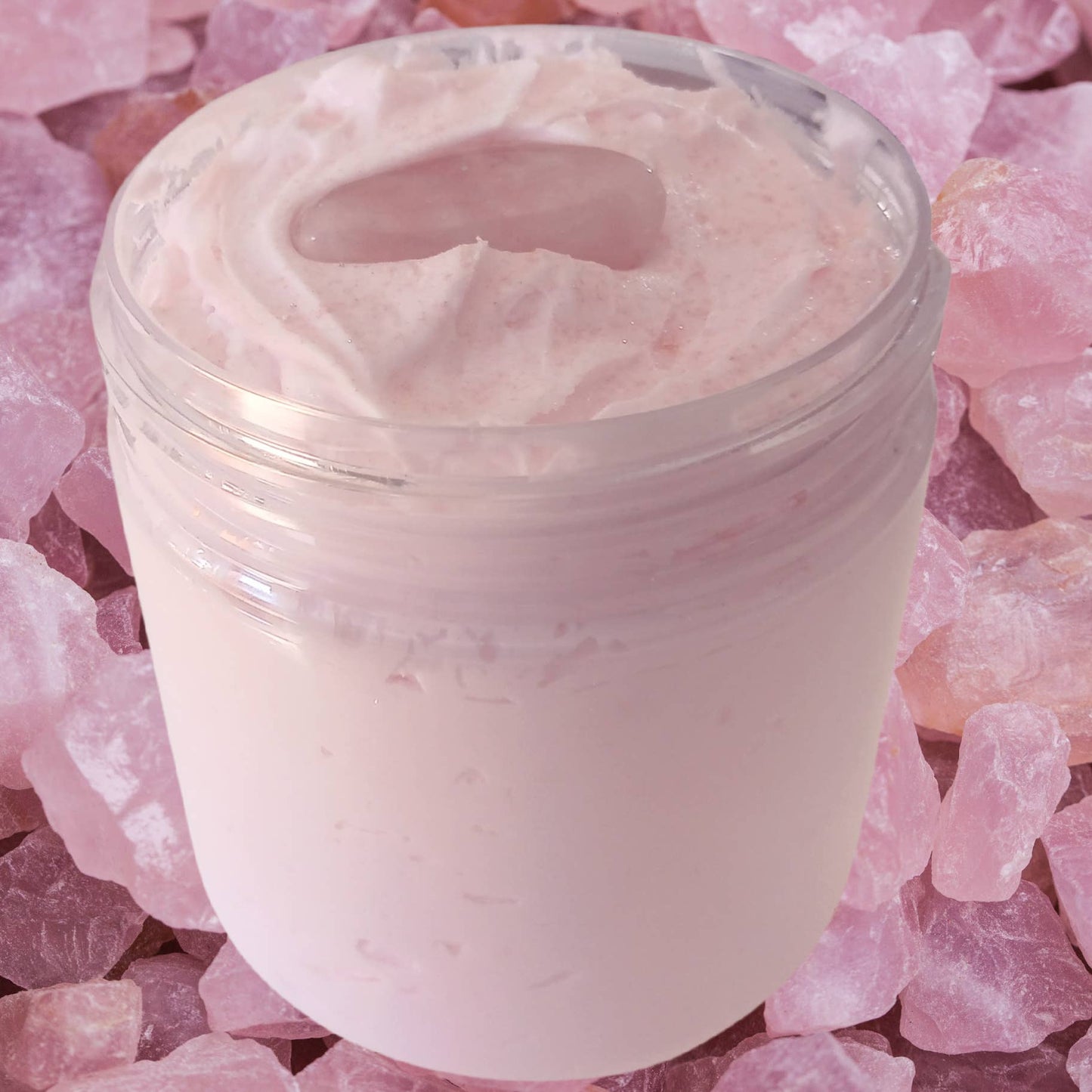 Rose Quartz Crystal Whipped Cocoa Shea Butter