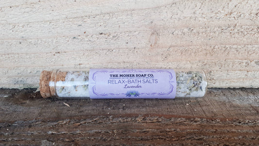 RELAX-Lavender Bath Salts Vial