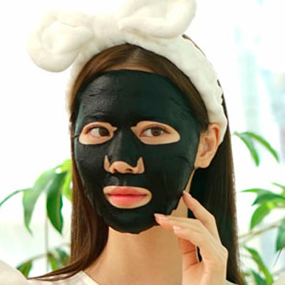 Black Happy Mask - nomadgirlbeauty